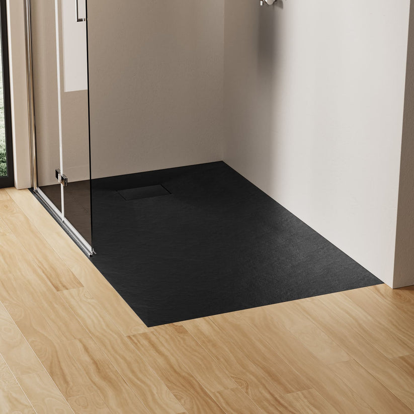 Duschwanne ST - Schwarz / 90 x 140 x 2.6 cm - Bild 3