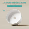 Rundes Aufsatzwaschbecken CB31 ohne Hahnloch