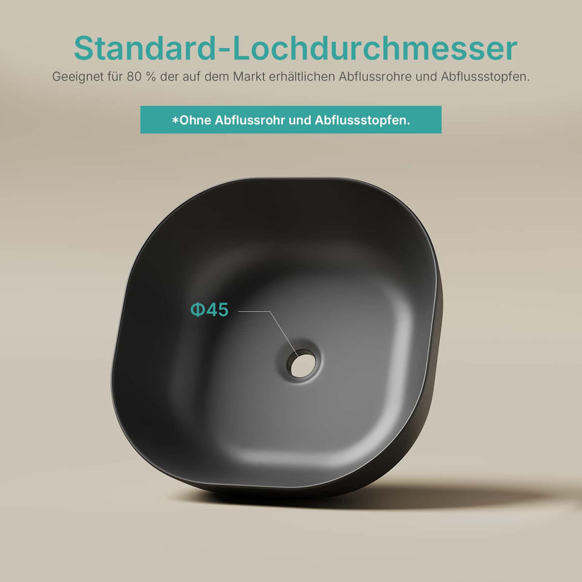 Aufsatzwaschbecken Bovelari CB20 - Matt-Schwarz - Bild 6