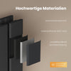 Horizontaler Heizkörper mit doppelter Heizfläche zur Wandmontage