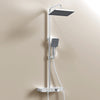 Duschsystem mit Thermostat, Regendusche & Glasablage