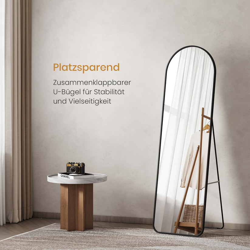 Ganzkörperspiegel FM07 - Schwarz / 140 x 40 cm - Bild 3