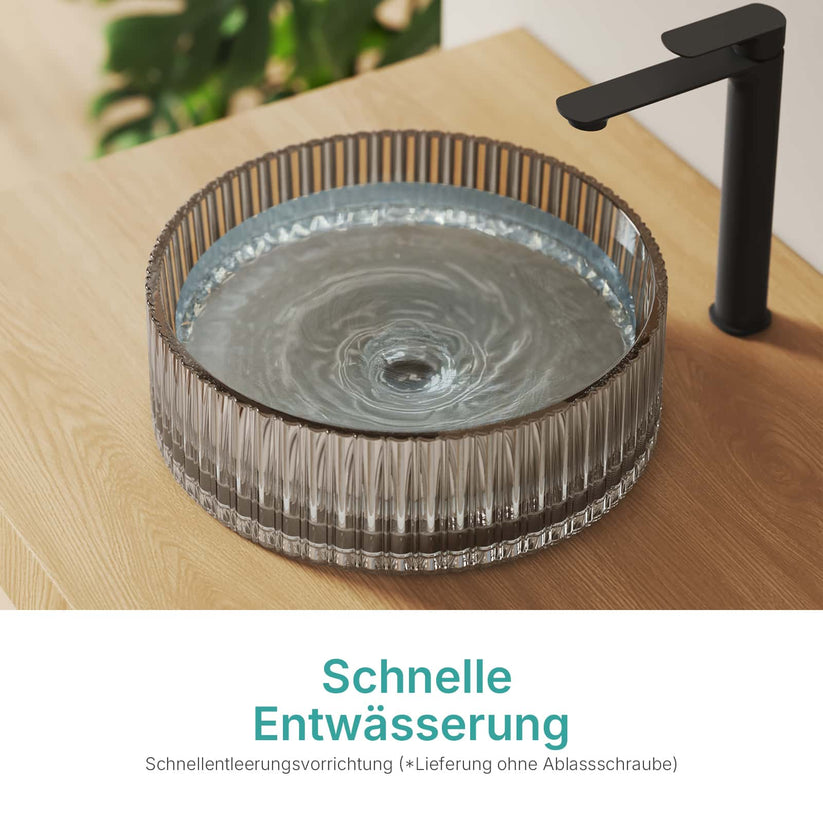 Aufsatzwaschbecken Loviton CB32 - Transparentgrau - Bild 21