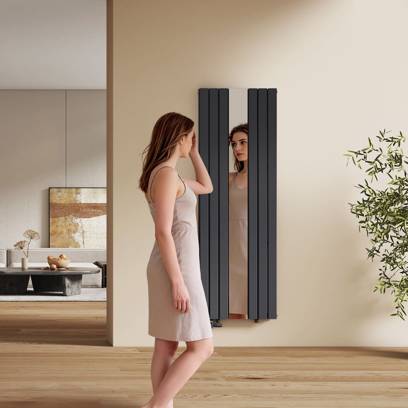 Heizkörper Mirror Flatrad MFR Vertikal - Anthrazit - Bild 12