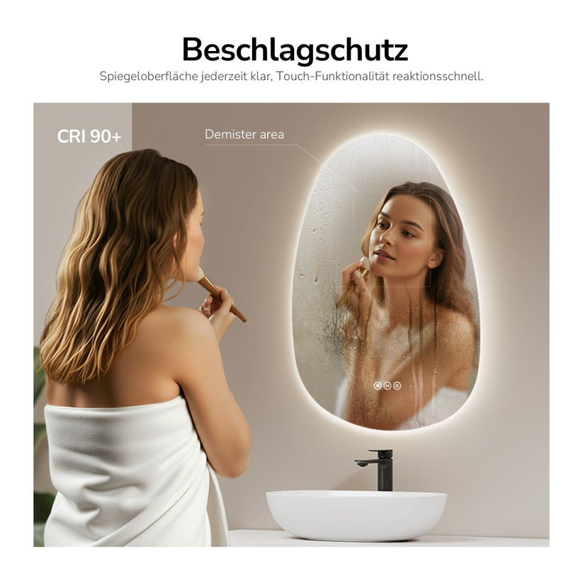 Badezimmerspiegel Glowrim LM34 - 65 × 45 × 3 cm - Bild 9