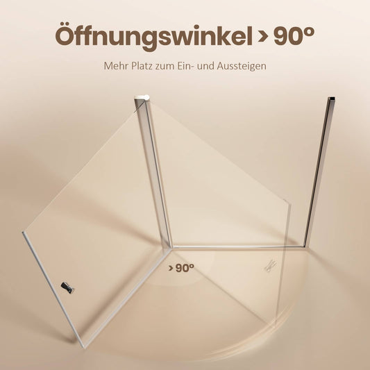 Eck-Duschkabine Pivenco FPD+FS 185cm