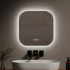 LED-Badezimmerspiegel mit 3 Lichtfarben & Memory-Funktion, rahmenloses Softcube-Design
