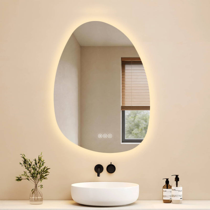 Badezimmerspiegel Glowrim LM34 - 75 × 55 × 3 cm - Bild 2