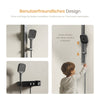 Duschsystem mit Thermostat, Handbrause mit 3 Strahlarten & Wannenumsteller