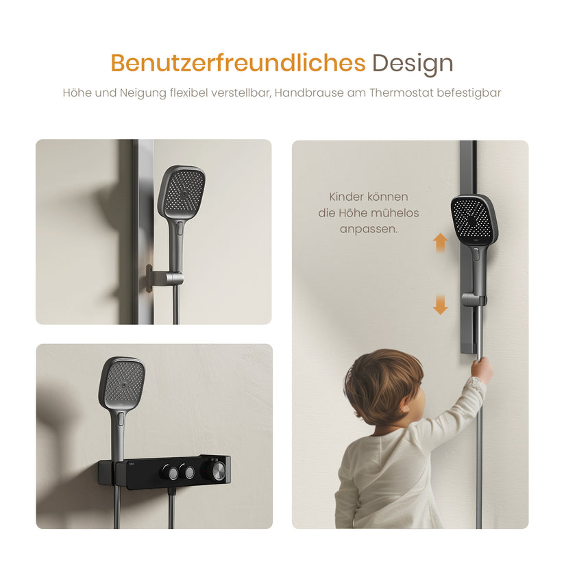 Duschsystem SleeFlow F26 - Anthrazit - Bild 9