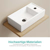 Keramik-Waschbecken CB24 mit Hahnloch & ohne Überlauf