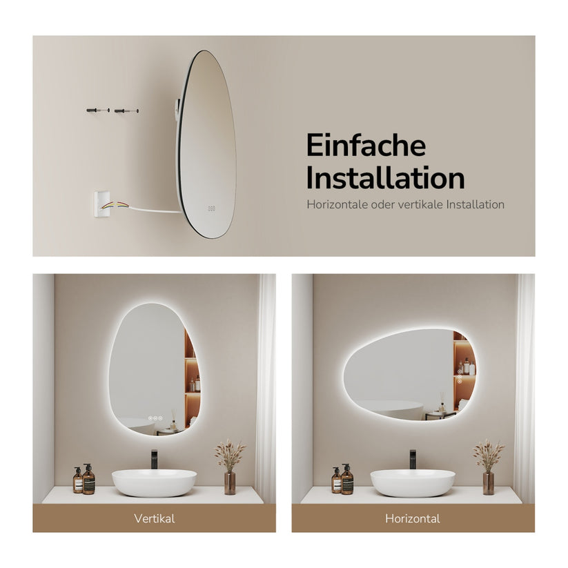 Badezimmerspiegel Glowrim LM34 - 65 × 45 × 3 cm - Bild 10