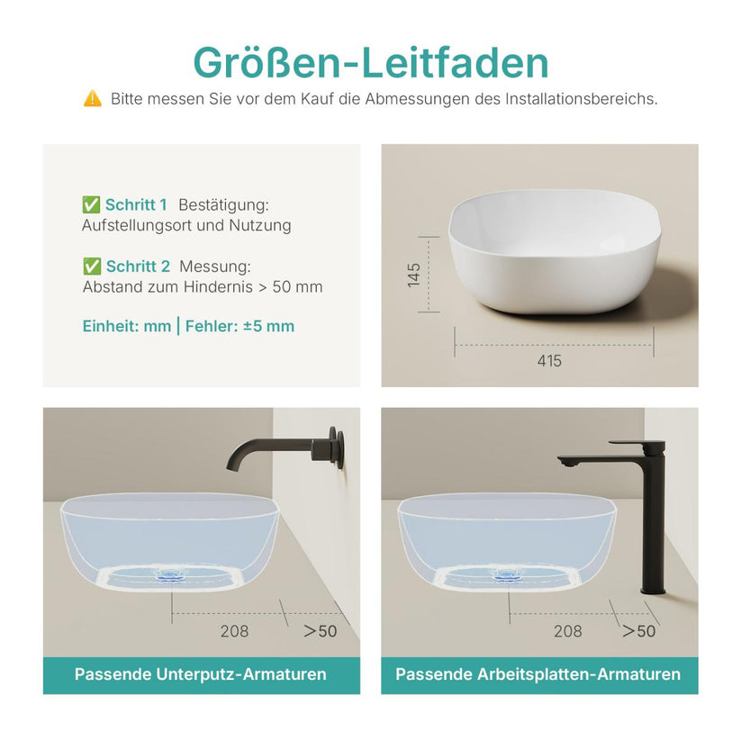 Aufsatzwaschbecken Bovelari CB20 - Weiß - Bild 15