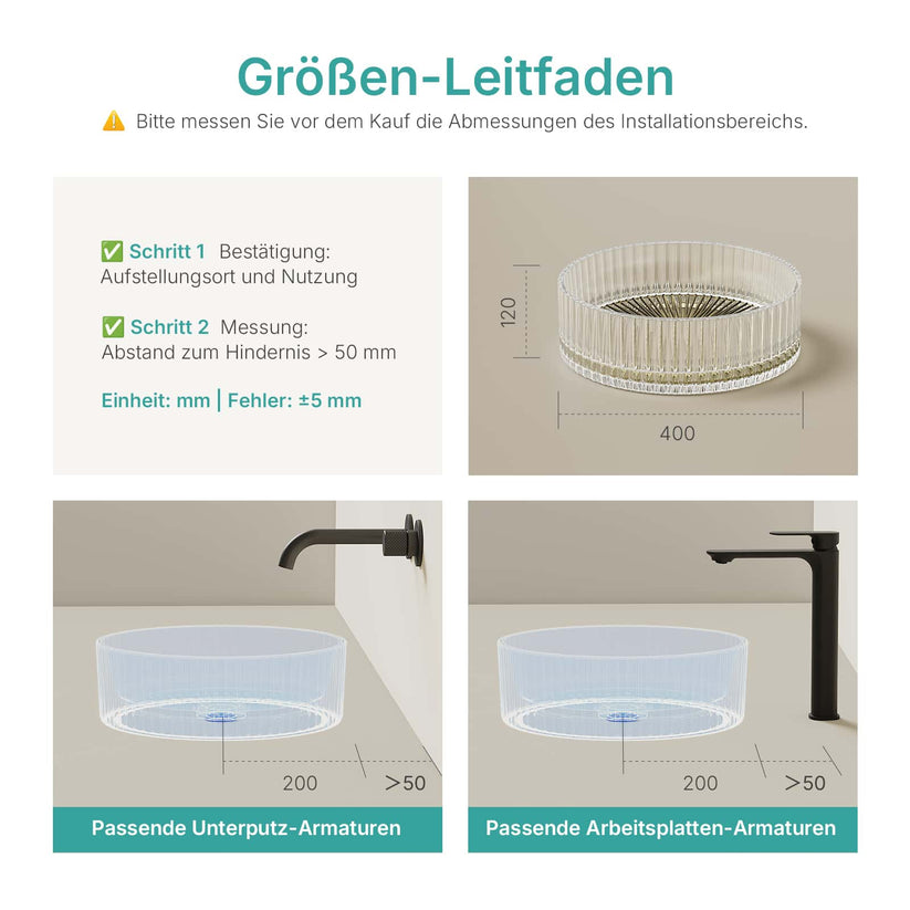 Aufsatzwaschbecken Loviton CB32 - Champagnergold - Bild 13