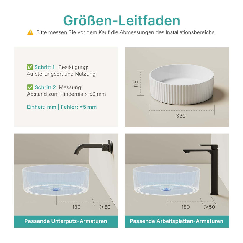 Aufsatzwaschbecken Ceraround CB26 - Bild 7