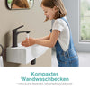 Keramik-Waschbecken CB23 Klein mit Hahnloch & Überlauf