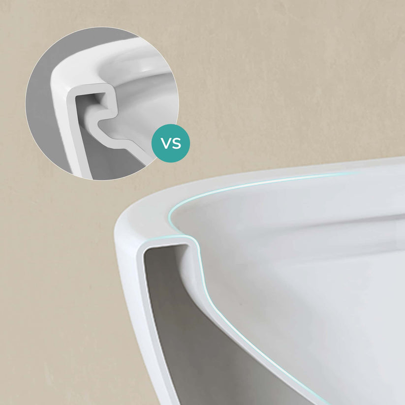 Wand-Hänge WC Hygero CT02 - Weiß - Bild 7
