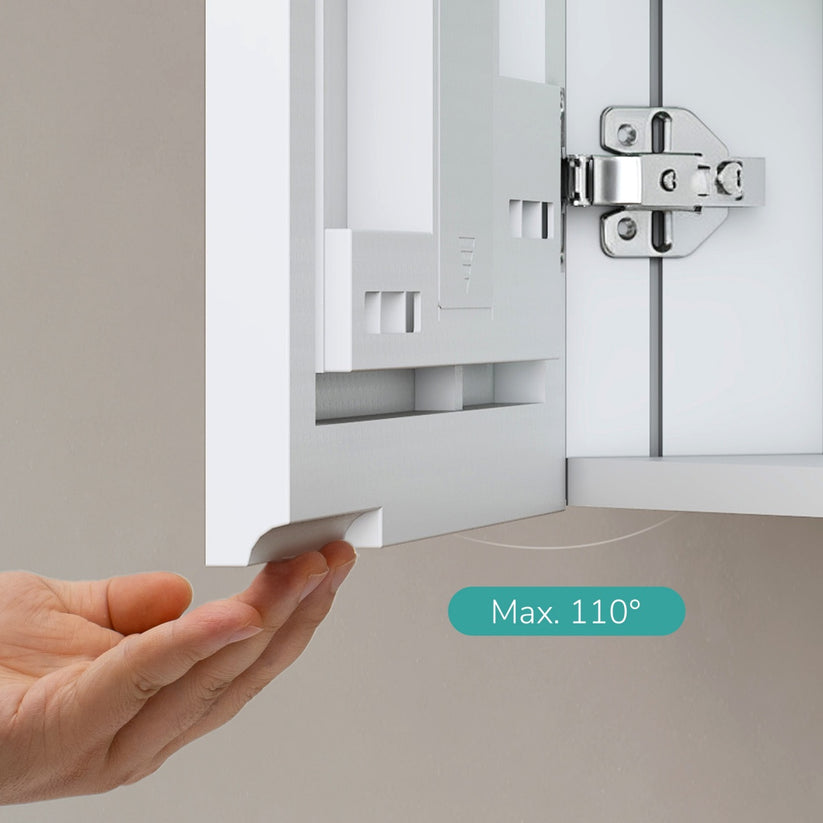 Badezimmer-Spiegelschrank MC9 - 65 × 60 × 14.5 cm - Bild 10