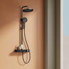 Duschsystem mit Thermostat, Regendusche & 3 Strahlarten
