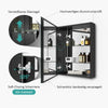 Bad-Spiegelschrank mit Soft-Close & kupferfreiem Spiegel, 50 × 65 cm