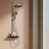 Duschsystem mit Thermostat, Regendusche & 3 Strahlarten