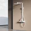 Duschsäule mit Thermostat, Regendusche & einstellbarem Wasserdurchfluss