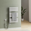 Elektrischer Handtuchheizkörper ESFTR – Flachrohr-Design, einseitig, rein elektrisch, mit Thermostat & Timerfunktion