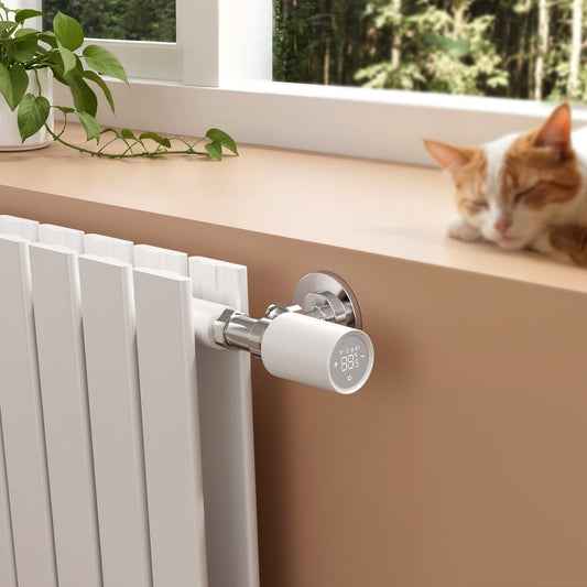 Smartes Heizkörperthermostat mit App-Steuerung, kompatibel mit Tuya Zigbee 3.0