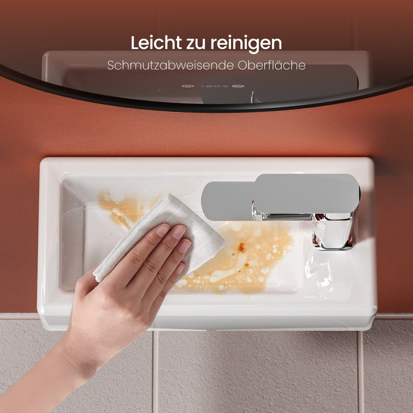Aufsatzwaschtisch Ceraedge CB06 - 36.5 x 18 x 9 cm / Linkes Perforation | Rechtes Hahnloch - Bild 5