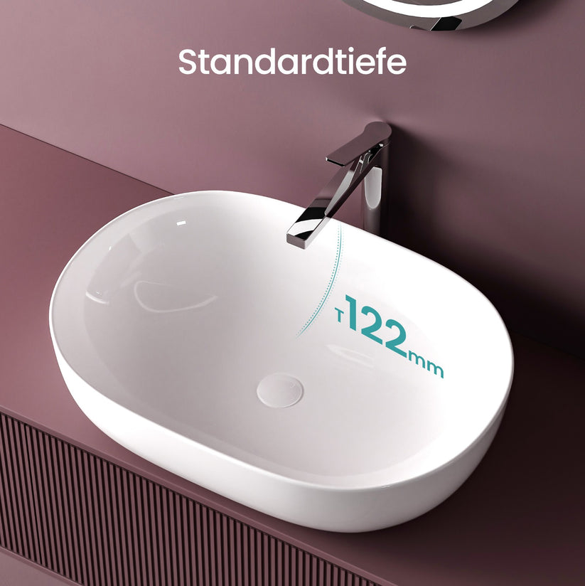 Aufsatzwaschbecken Bovelari CB20 - Weiß - Bild 6