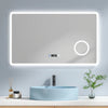 Rahmenloser LED-Spiegel mit Touch‑Bedienung