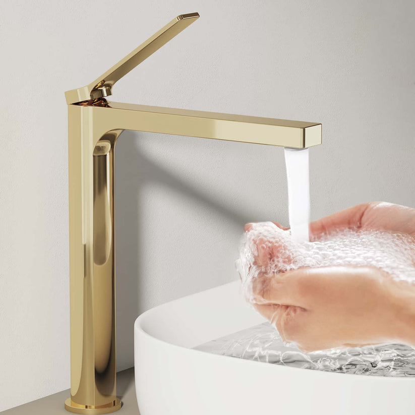 Wasserhahn Arcspout XF21 Lang - Champagnergold - Bild 19