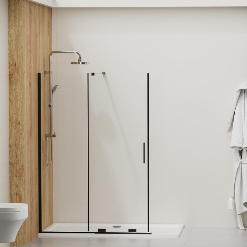 Schiebetür Duschkabine Slidenco WS - Schwarz / 120 x 195 cm - Bild 5