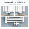 Multiblock-Heizkörperventil mit Thermostat, geeignet für G 1/2" & 15 mm Rohre