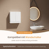 Runder LED-Badspiegel mit Hängeriemen & Touchschalter
