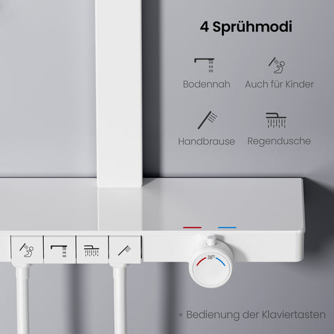 EMKE Duschsystem Duschgarnitur „F23