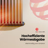 Designheizkörper mit flacher Front – in Weiß oder Anthrazit erhältlich