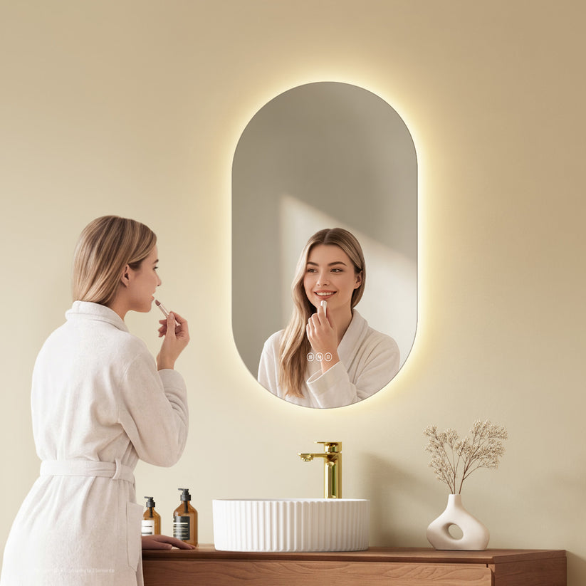 Badezimmerspiegel Glowrim LM37 - 45 × 75 × 2.5 cm - Bild 4
