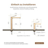 Waschtischarmatur mit abgewinkeltem Griff und wassersparender Funktion