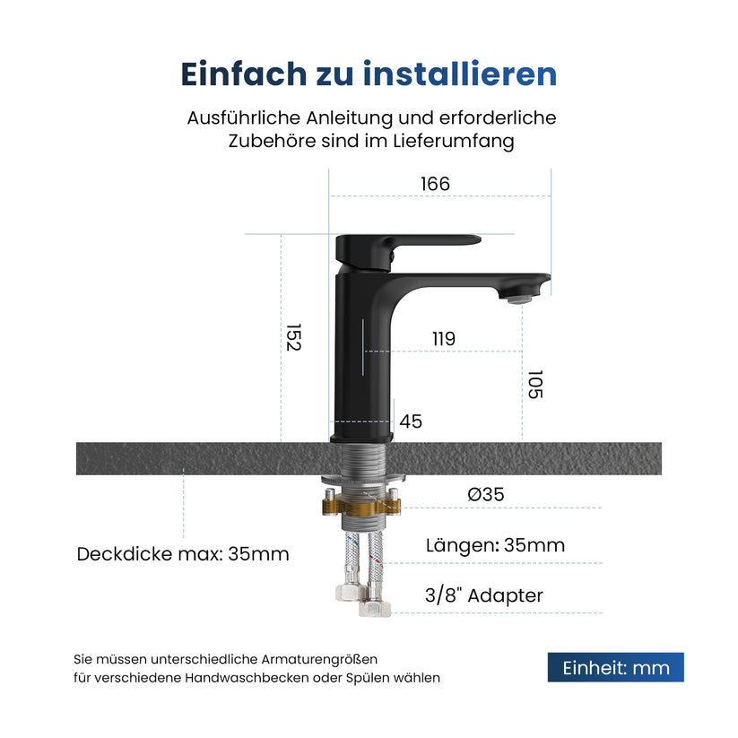 Wasserhahn Slimline XF23 Kurz - Bild 10