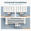 Multiblock-Heizkörperventil mit Thermostat, geeignet für G 1/2" & 15 mm Rohre