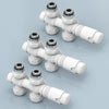 Multiblock-Heizkörperventil mit Thermostat, geeignet für G 1/2" & 15 mm Rohre