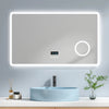 Rahmenloser LED-Spiegel mit Touch‑Bedienung