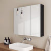 Bad-Spiegelschrank mit 2 Soft-Close-Flügeltüren & kupferfreiem Spiegel, 75–85 × 65 cm