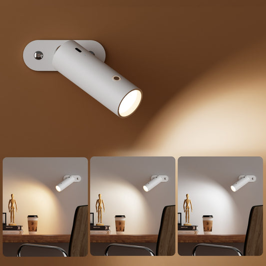 Kabellose LED-Tischleuchte mit Akku, 3 Lichtfarben & Touch-Dimmung