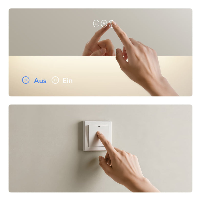 Badezimmerspiegel Glowrim LM39 - 73 × 90 × 2.5 cm - Bild 13