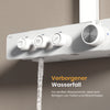 Duschsäule mit Thermostat, Regendusche & einstellbarem Wasserdurchfluss