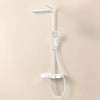 Duschsystem mit Thermostat, Regendusche & Glasablage