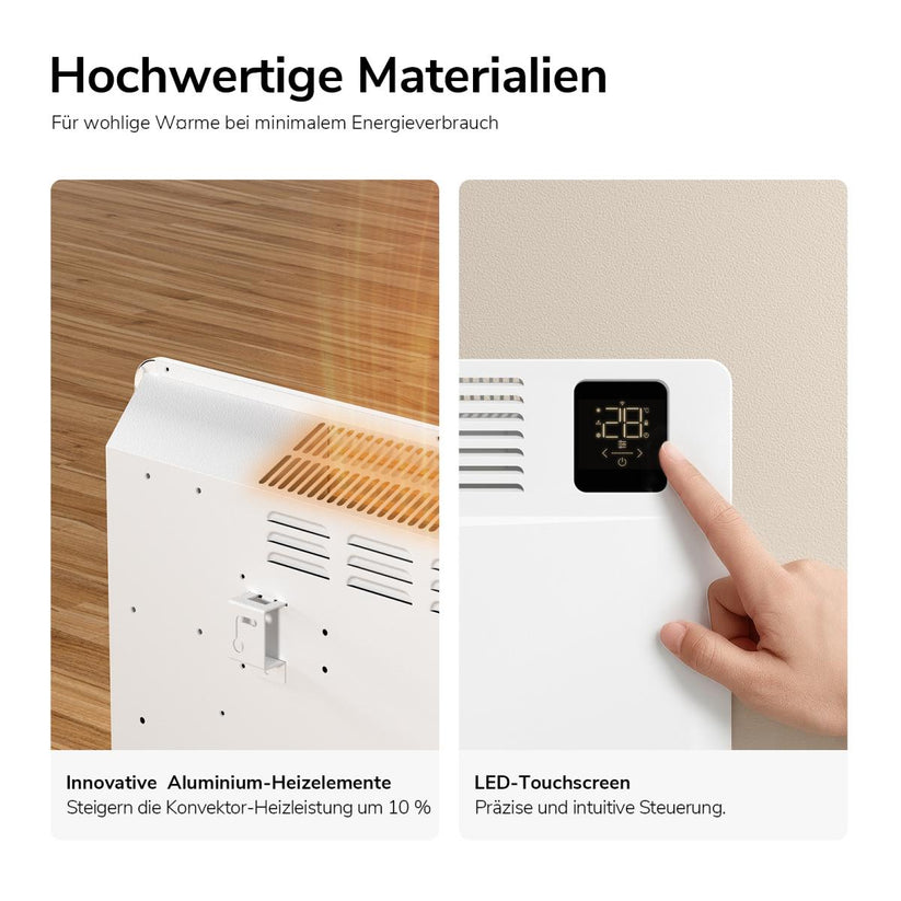 Elektroheizkörper Flatsim ERF - Weiß - Bild 4