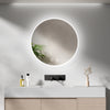 EMKE Badspiegel Rund "LeeMi γ Pro" 60*60cm mit 3000K/4000K/6500K LED Beleuchtung,Touch+Dimmbar+Antibeschlag